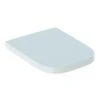 Geberit Selnova Square Soft Close Seat And Cover With Quick Release Top Fix Hinge For Shrouded Pan