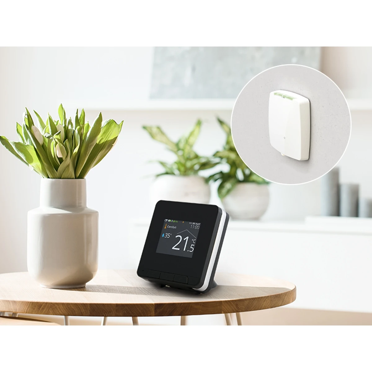 NEOMITIS Myneo Stat Programmable Wireless Connected Room Thermostat In Black - ERTRFTBA 2 NEOMITIS Myneo Stat Programmable Wireless Connected Room Thermostat In Black - ERTRFTBA - Image 2