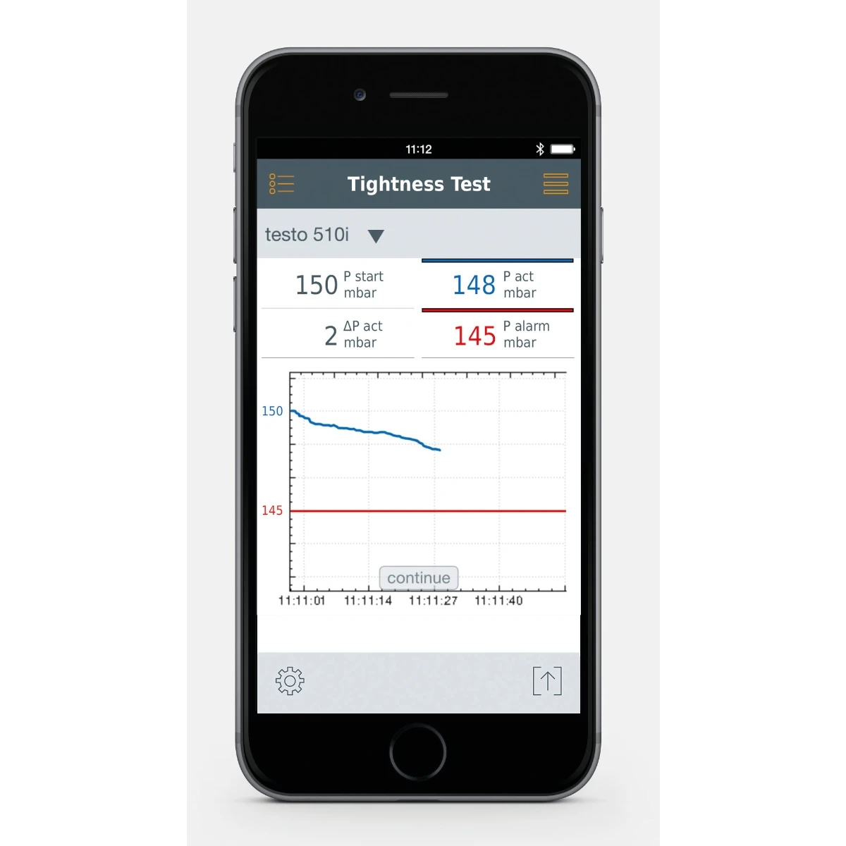 Testo 510I - Bluetooth Differential Pressure Gauge Smart Probe 0560 1510 6 Testo 510I - Bluetooth Differential Pressure Gauge Smart Probe 0560 1510 - Image 6
