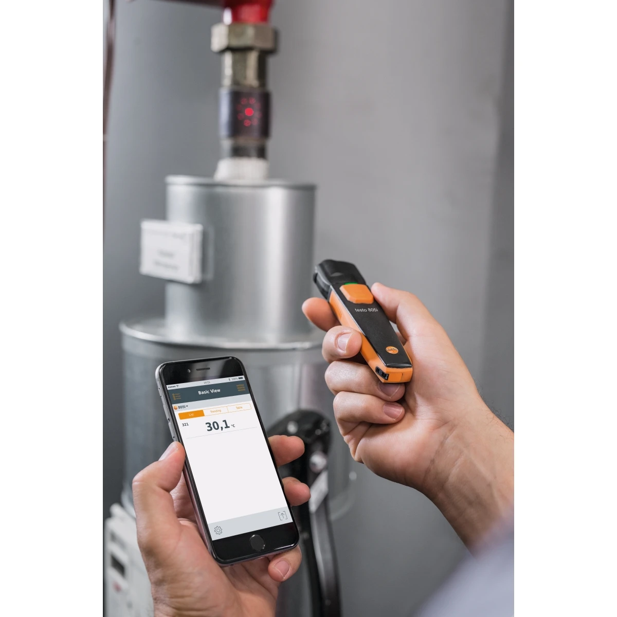 Testo 805I - Bluetooth Infrared Thermometer Smart Probe 0560 1805 8 Testo 805I - Bluetooth Infrared Thermometer Smart Probe 0560 1805 - Image 8