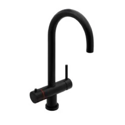 Francis Pegler Matt Black 3 Way Hot Water Kitchen Tap