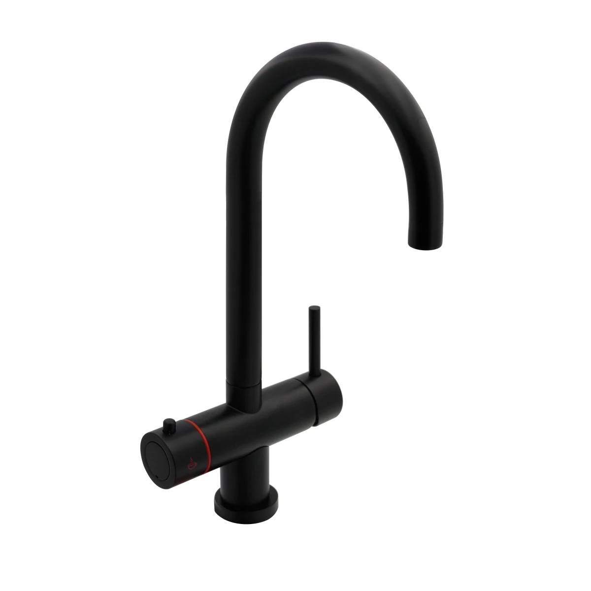 Francis Pegler Matt Black 3 Way Hot Water Kitchen Tap 1 Francis Pegler Matt Black 3 Way Hot Water Kitchen Tap