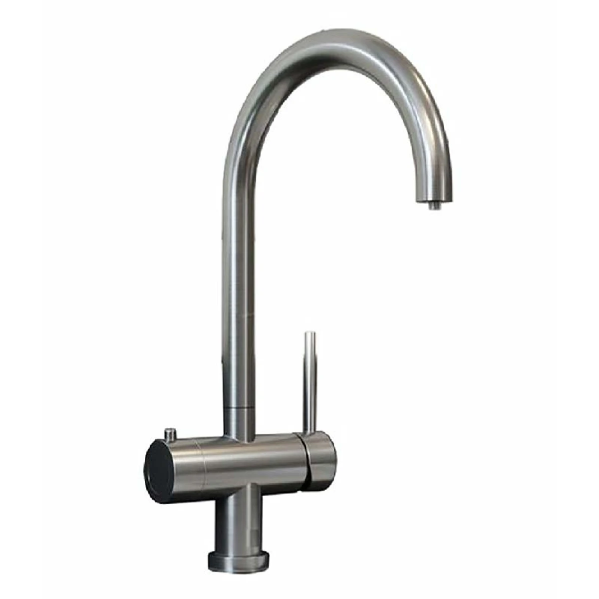 Francis Pegler Brushed Steel 4 Way Hot Water Kitchen Tap 1 Francis Pegler Brushed Steel 4 Way Hot Water Kitchen Tap
