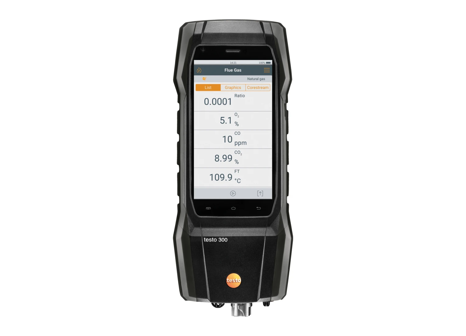 Testo 300 - Flue Gas Analyser Handset Only 0633 3002 78 1 Testo 300 - Flue Gas Analyser Handset Only 0633 3002 78