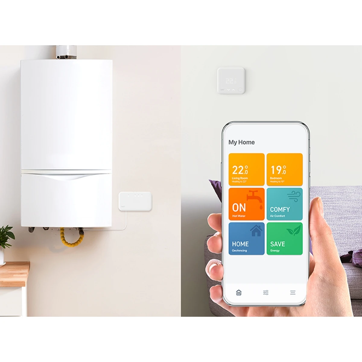 Tado Starter Kit: Wireless Smart Thermostat V3+ Incl. Programmer With Hot Water Control 3 Tado Starter Kit: Wireless Smart Thermostat V3+ Incl. Programmer With Hot Water Control - Image 3