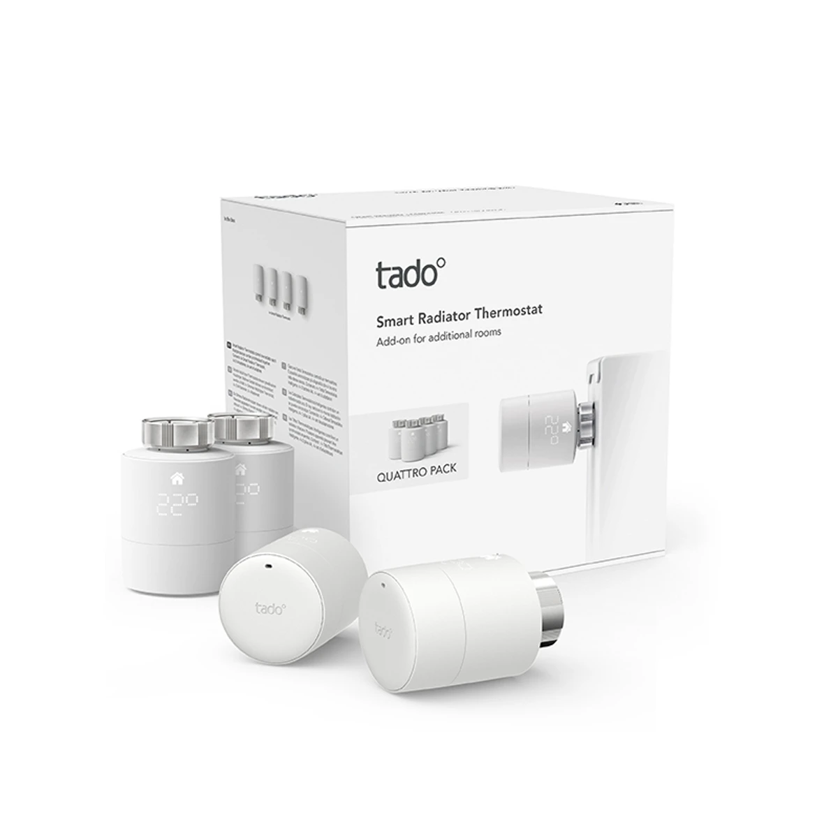 Tado Add-on: Smart Radiator Thermostat Quattro Pack - For Multi-Room Control 9 Tado Add-on: Smart Radiator Thermostat Quattro Pack - For Multi-Room Control - Image 9