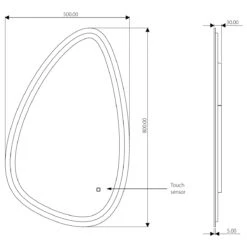 Sensio Mistral 800 X 500 Shaped Mirror -Bathroom Product Shop GPID 1100679105 IMG 04