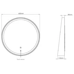 Sensio Dawn 600 Black Mirror -Bathroom Product Shop GPID 1100679108 IMG 03