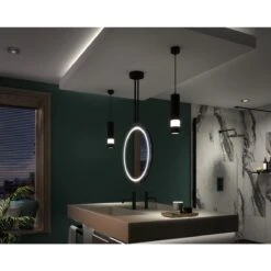 Sensio Ivy Black Hanging Mirror -Bathroom Product Shop GPID 1100679113 IMG 03