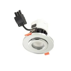 Sensio TrioTone Circa IP65 Fire Rated Downlight Clear Glass 650 - 700 Lumen Warm White To Cool White