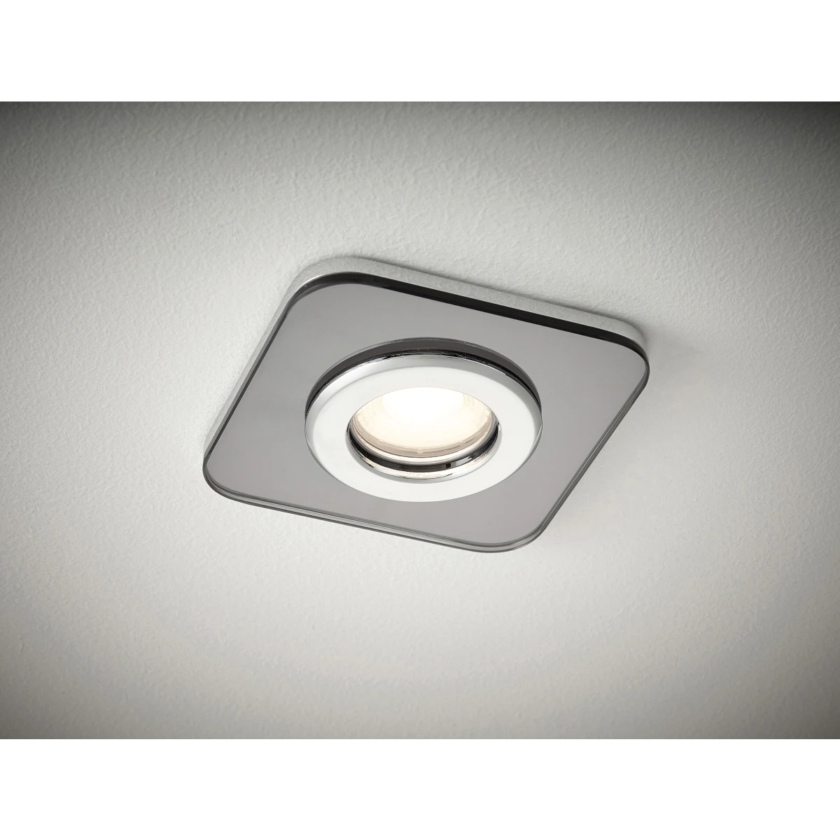 Sensio TrioTone Cube IP65 Fire Rated Downlight Black Glass 650 - 700 Lumen Warm White To Cool White 2 Sensio TrioTone Cube IP65 Fire Rated Downlight Black Glass 650 - 700 Lumen Warm White To Cool White - Image 2