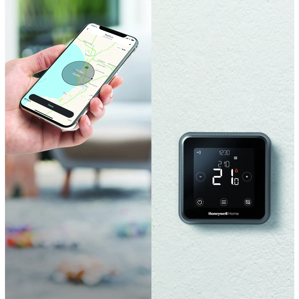 Honeywell Home T6R Thermostat - Wall Mount Y6H920RW5031 2 Honeywell Home T6R Thermostat - Wall Mount Y6H920RW5031 - Image 2