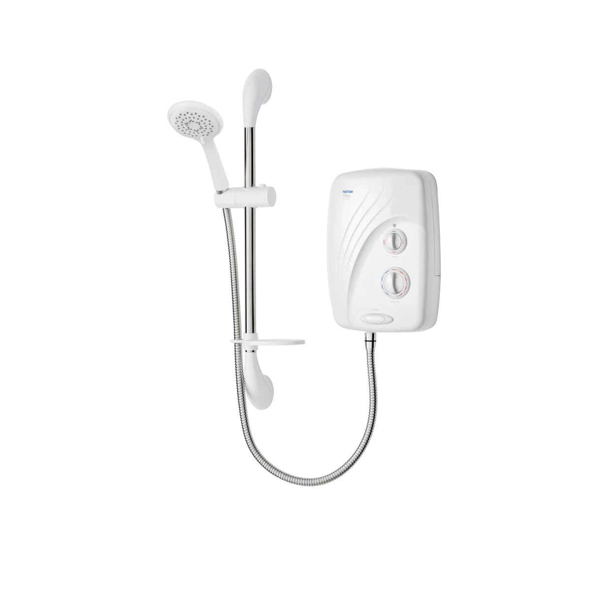 Triton T80SR 8.5 KW Pumped Electric Shower White GET80PSR81 2 Triton T80SR 8.5 KW Pumped Electric Shower White GET80PSR81 - Image 2