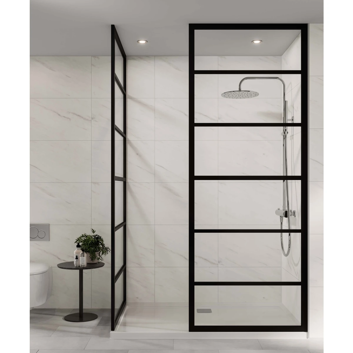 Multipanel Tile Effect Levanto Marble Shower Wall Panel 2400 X 598mm 1 Multipanel Tile Effect Levanto Marble Shower Wall Panel 2400 X 598mm