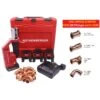 Rothenberger ROMAX Compact TT Press Jaw Set 15 22 28 MM With Free 80 Xpress Fittings (10 X Reducers, 20 X Tees, 20 X Couplings & 30 X Elbows)
