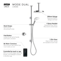 Mira Mode Digital Shower - Dual Output Ceiling Fed Combi Shower 1.1980.007 20 Mira Mode Digital Shower - Dual Output Ceiling Fed Combi Shower 1.1980.007 -Bathroom Product Shop GPID 1100751307 IMG 05