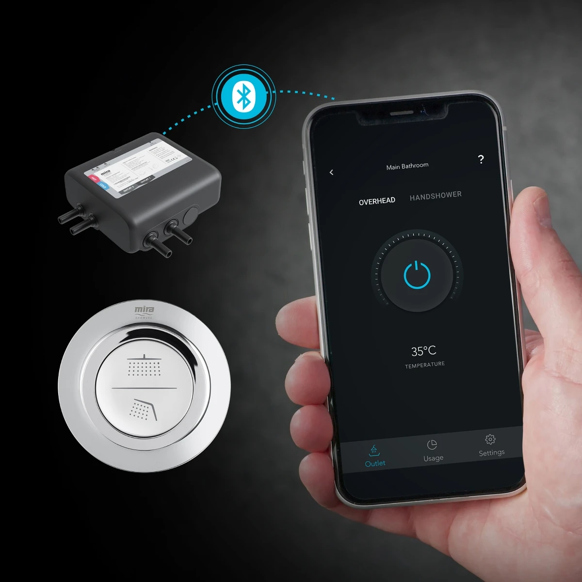 Mira Mode Digital Shower - Ceiling Fed Dual Output 1.1980.008 16 Mira Mode Digital Shower - Ceiling Fed Dual Output 1.1980.008 - Image 16