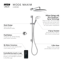 Mira Mode Digital Shower - Maxim High Pressure Rear Fed Shower 1.1980.013 19 Mira Mode Digital Shower - Maxim High Pressure Rear Fed Shower 1.1980.013 -Bathroom Product Shop GPID 1100751313 IMG 05