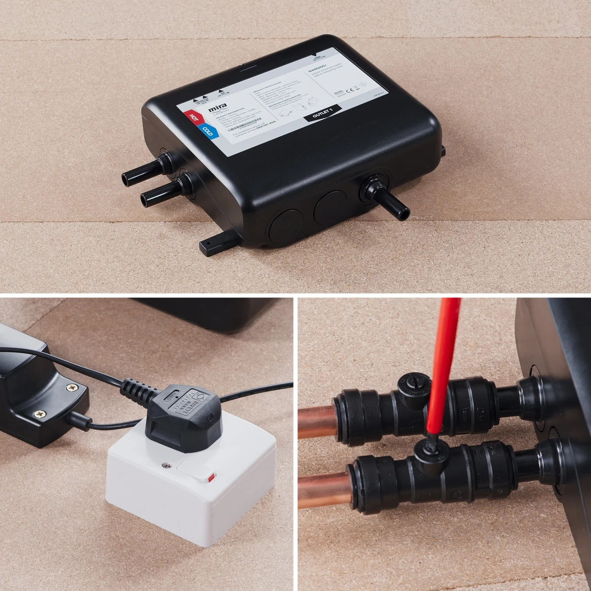 Mira Mode Digital Shower - Ceiling Fed High Pressure Single Outlet 1.1980.003 12 Mira Mode Digital Shower - Ceiling Fed High Pressure Single Outlet 1.1980.003 - Image 12