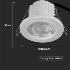 V-Tac 5W IP65 Fire Rated Downlightt 218888 12 V-Tac 5W IP65 Fire Rated Downlightt 218888 -Bathroom Product Shop GPID 1100752148 IMG 04