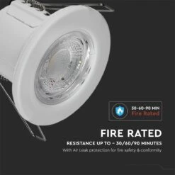 V-Tac 5W IP65 Fire Rated Downlightt 218888 13 V-Tac 5W IP65 Fire Rated Downlightt 218888 -Bathroom Product Shop GPID 1100752148 IMG 05