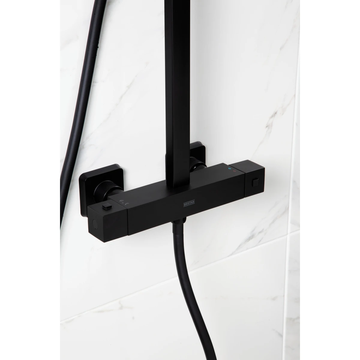 Bristan Craze Adjustable Rigid Riser Diverter Bar Shower Black 3 Bristan Craze Adjustable Rigid Riser Diverter Bar Shower Black - Image 3