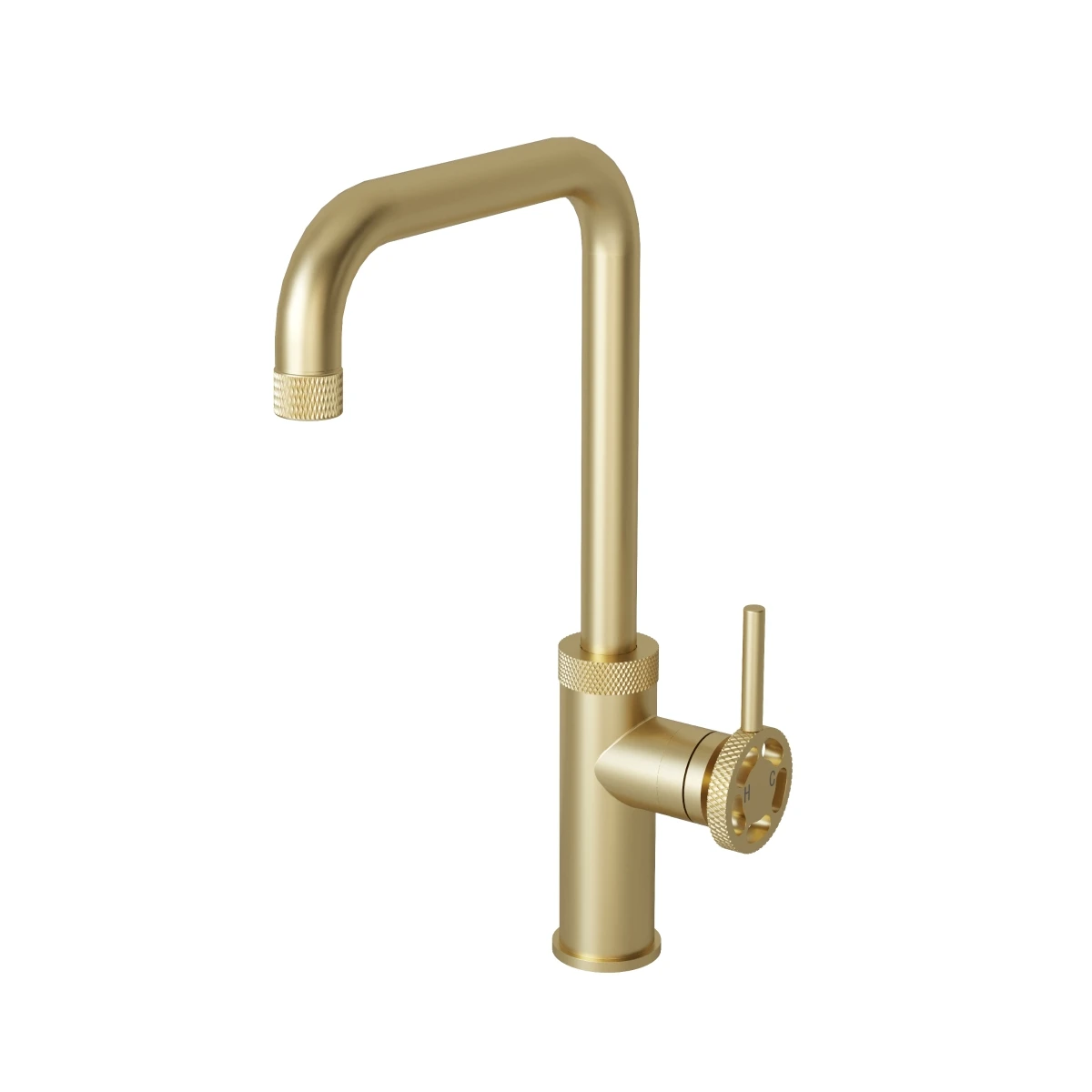 Ceki Industrial Style Kitchen Tap Brushed Brass 1 Ceki Industrial Style Kitchen Tap Brushed Brass