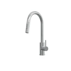 Ceki Chrome Kitchen Sink Mixer With Pull-Out Hose And Spray Head