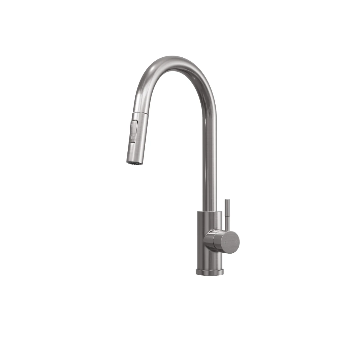 Ceki Brushed Steel | Kitchen Sink Mixer With Pull-Out Hose And Spray Head 1 Ceki Brushed Steel | Kitchen Sink Mixer With Pull-Out Hose And Spray Head