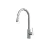 Ceki Chrome Kitchen Sink Mixer With Concealed Pull Out Hose And Spray Head