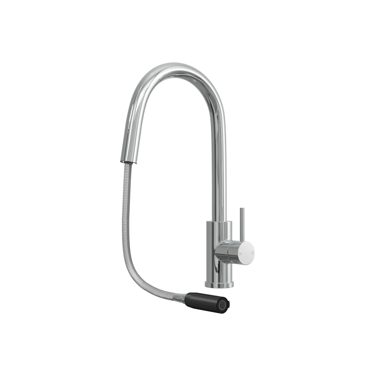 Ceki Chrome Kitchen Sink Mixer With Concealed Pull Out Hose And Spray Head 2 Ceki Chrome Kitchen Sink Mixer With Concealed Pull Out Hose And Spray Head - Image 2