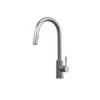 Ceki Brushed Steel | Kitchen Sink Mixer With Concealed Pull Out Hose And Spray Head