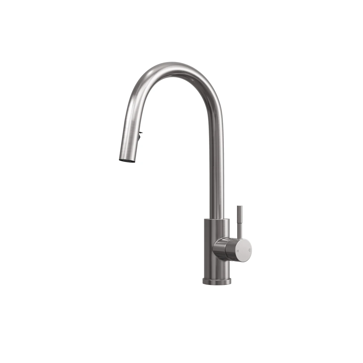Ceki Brushed Steel | Kitchen Sink Mixer With Concealed Pull Out Hose And Spray Head 1 Ceki Brushed Steel | Kitchen Sink Mixer With Concealed Pull Out Hose And Spray Head