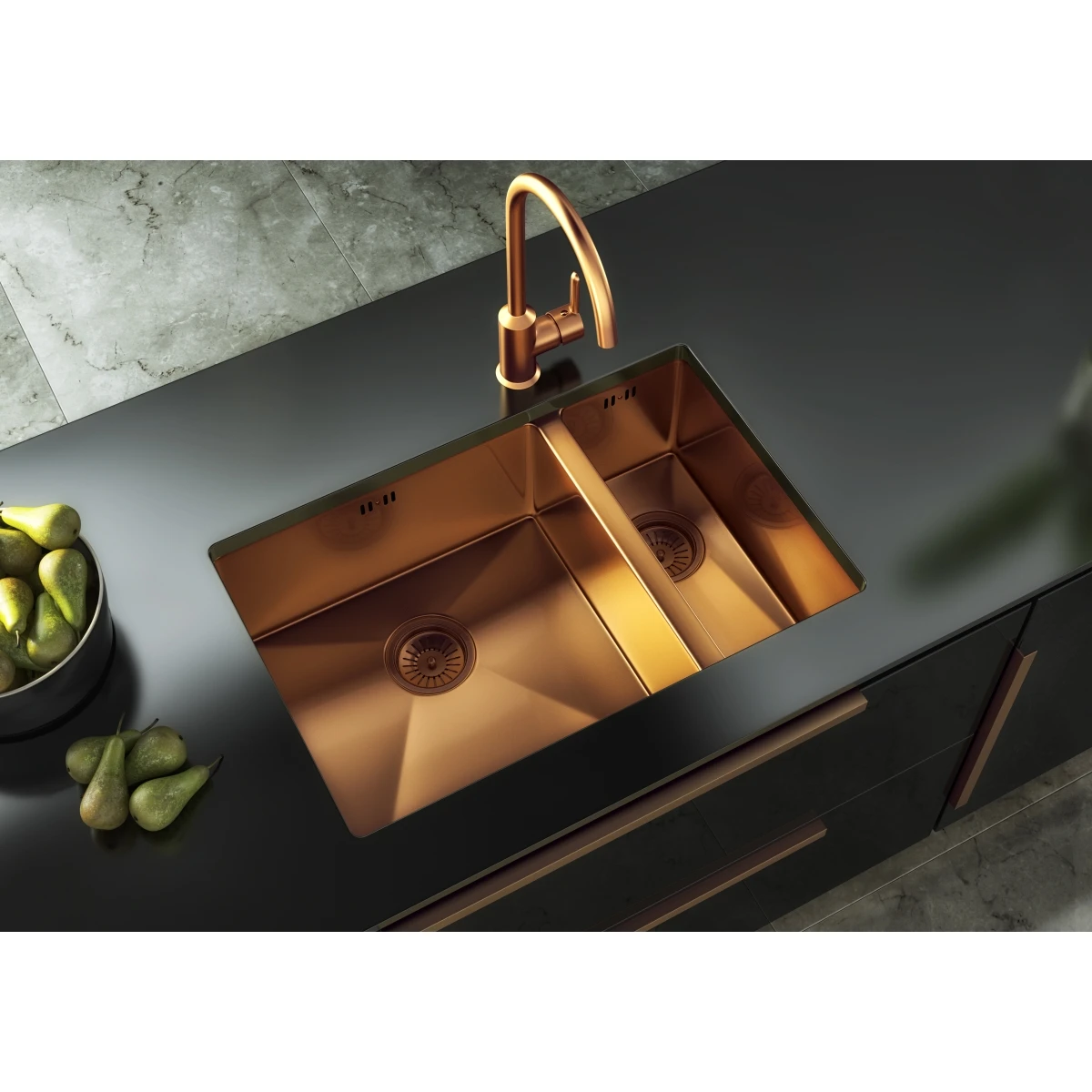Ceki 1.5 Stainless Steel Kitchen- Copper 2 Ceki 1.5 Stainless Steel Kitchen- Copper - Image 2