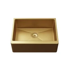 Ceki 1 Bowl Belfast Style Sink- Gold