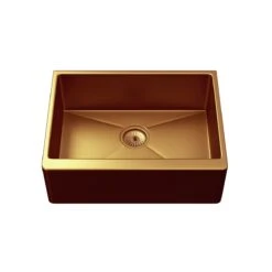 Ceki 1 Bowl Belfast Style Sink- Copper