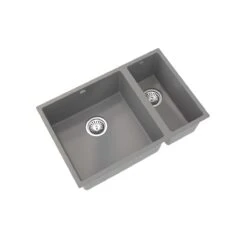 Ceki Grey Comite 1.5 Bowl Inset Or Undermounted Kitchen Sink Over Size 670x440x206mm Supplied With Chrome Basket Strainer Wastes 5 Ceki Grey Comite 1.5 Bowl Inset Or Undermounted Kitchen Sink Over Size 670x440x206mm Supplied With Chrome Basket Strainer Wastes -Bathroom Product Shop GPID 1100763074 IMG 02