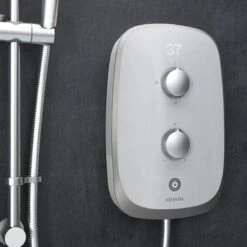 Aqualisa Evolve Electric Shower White/Satin Silver 8.5kW VOPZ25 9 Aqualisa Evolve Electric Shower White/Satin Silver 8.5kW VOPZ25 -Bathroom Product Shop GPID 1100797065 IMG 03