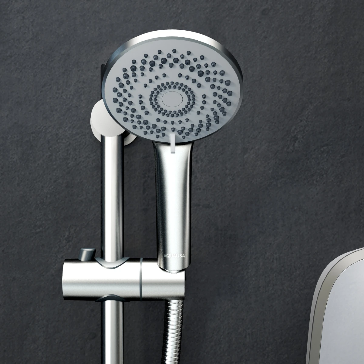 Aqualisa Evolve Electric Shower White/Satin Silver 8.5kW VOPZ25 5 Aqualisa Evolve Electric Shower White/Satin Silver 8.5kW VOPZ25 - Image 5