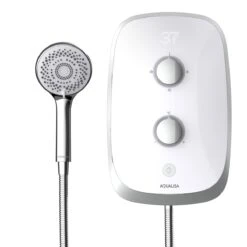 Aqualisa Evolve Electric Shower White/Satin Silver 9.5kW VOPZ26 11 Aqualisa Evolve Electric Shower White/Satin Silver 9.5kW VOPZ26 -Bathroom Product Shop GPID 1100797066 IMG 05