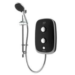 Aqualisa Evolve Electric Shower Black/Satin Silver 9.5kW VOTZ26