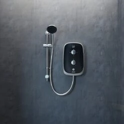 Aqualisa Evolve Electric Shower Black/Satin Silver 9.5kW VOTZ26 9 Aqualisa Evolve Electric Shower Black/Satin Silver 9.5kW VOTZ26 -Bathroom Product Shop GPID 1100797069 IMG 02