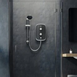 Aqualisa Evolve Electric Shower Grey/Satin Silver 10.5kW VOXZ27 9 Aqualisa Evolve Electric Shower Grey/Satin Silver 10.5kW VOXZ27 -Bathroom Product Shop GPID 1100797073 IMG 02